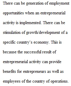 Module 1 Discussion - Entrepreneurial Activity